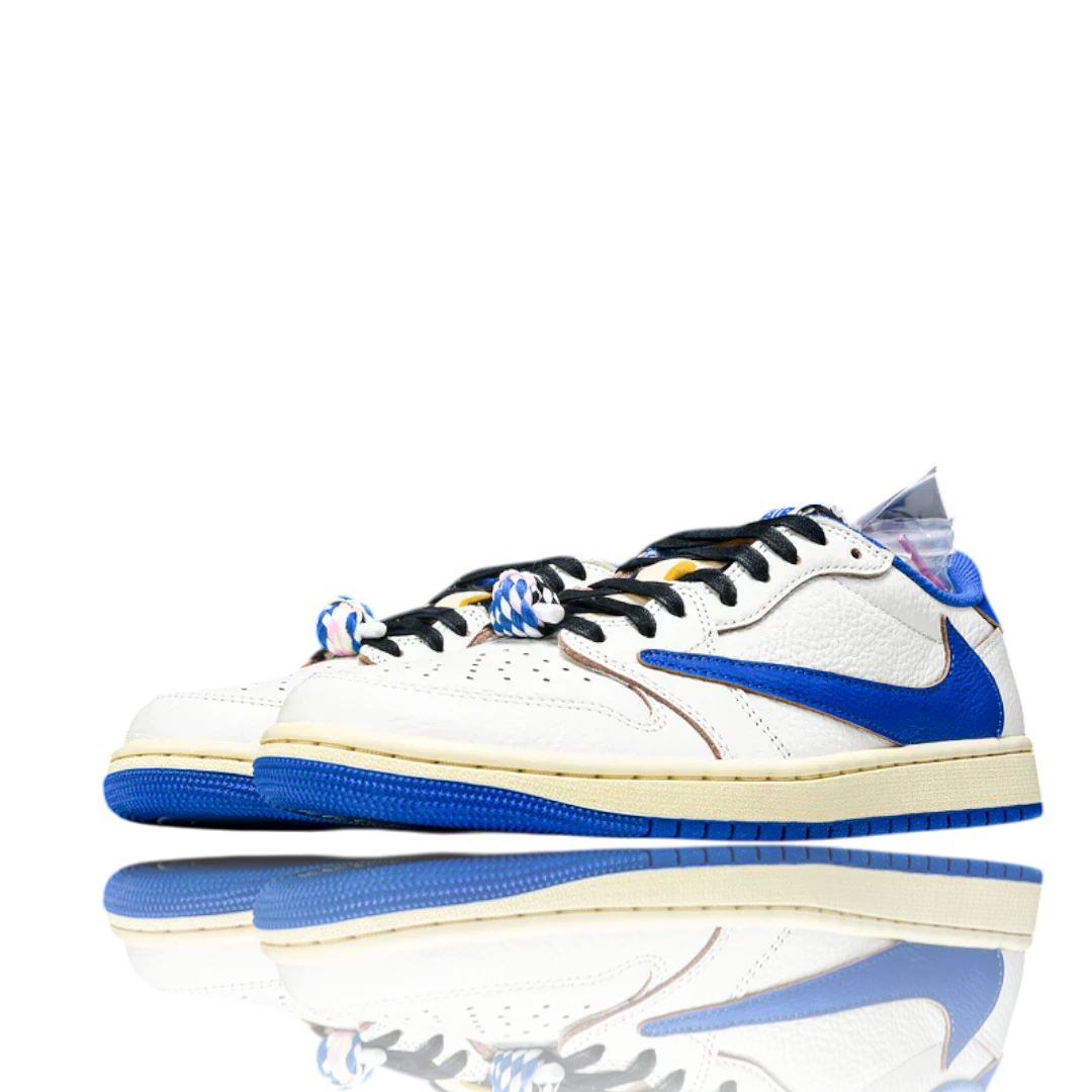Travis Scott x Fragment AJ1 Low OG 'Sail Military Blue'