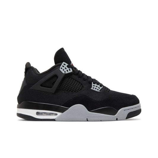 Jordan 4 Black Canvas - Premium Retro Basketball Sneakers
