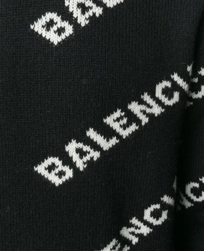 BALENCIAGA Allover Logo Sweater
