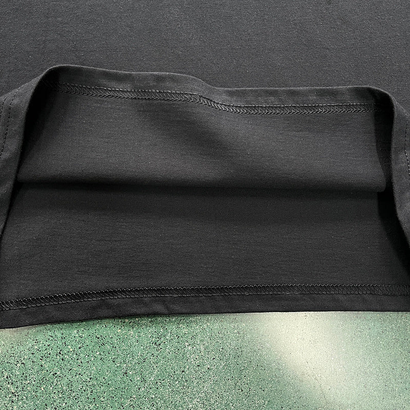 CORTEIZ OG ALCATRAZ TEE TRIPLE BLACK