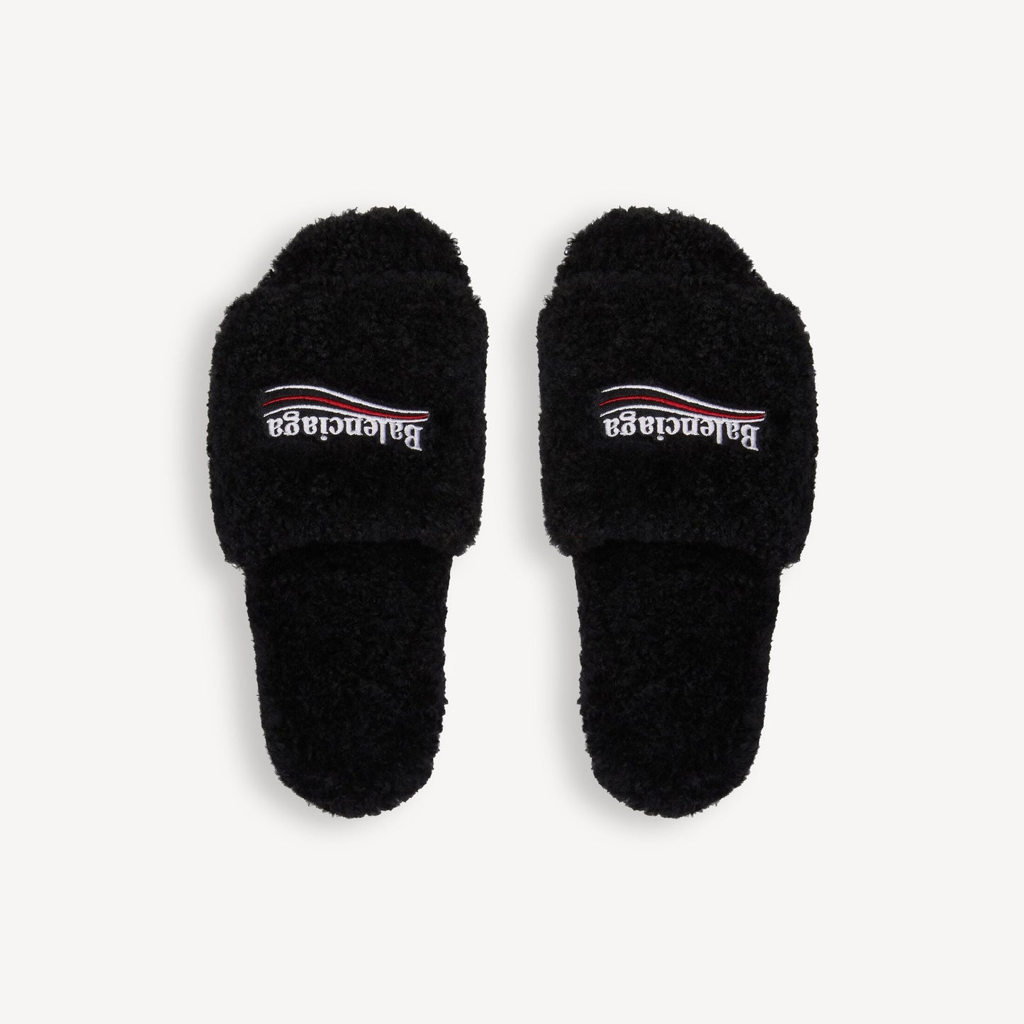 Plush Faux-Fur Slide Sandals – Unisex Comfort Slides