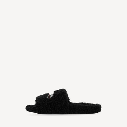 Plush Faux-Fur Slide Sandals – Unisex Comfort Slides