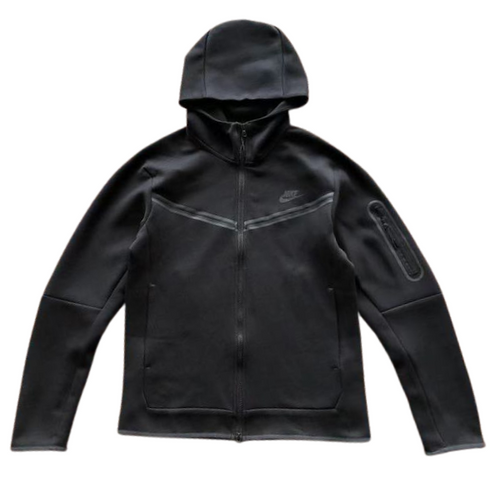 NIKE TECH FLEECE HOODIE x BLACK