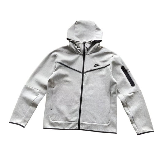 NIKE TECH FLEECE HOODIE x GREY