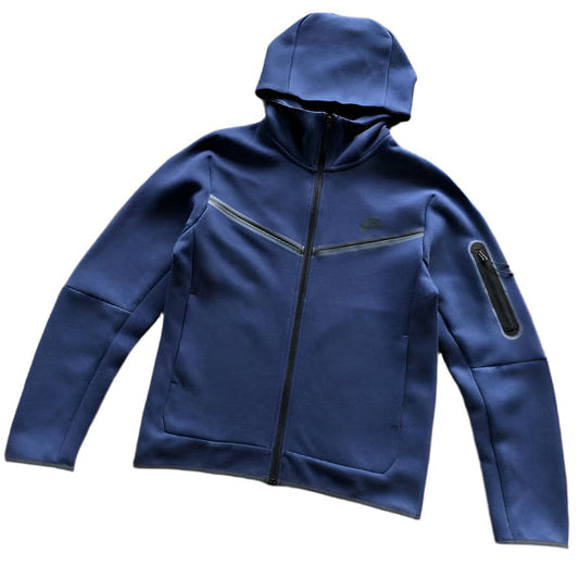 NIKE TECH FLEECE HOODIE x NAVY