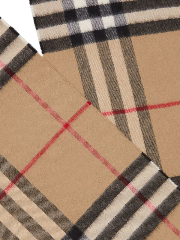 Chequered Cashmere Scarf