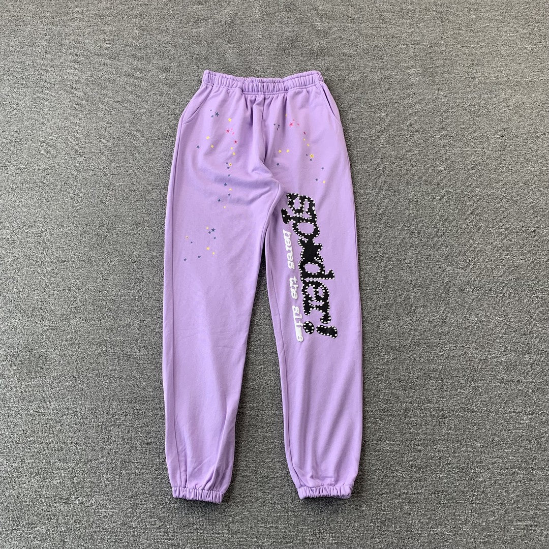 Acai Graphic Sweatpants – Purple