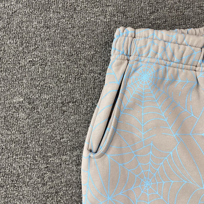 SP5DER AOP WEB SWEATPANTS HEATHER GREY